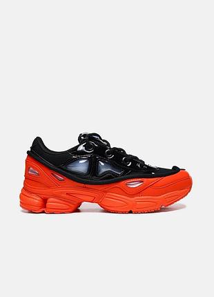 Чоловічі червоні кросівки adidas raf simons ozweego black red х адідас 42