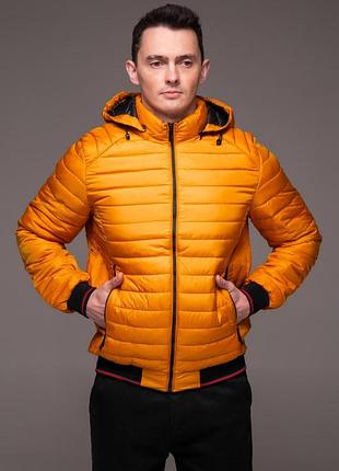 Желтая куртка демисезон 2xl