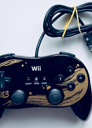 Геймпад nintendo wii pro controller samurai warriors 3 limited edition (rvl-005(-02)), чорний, б/в