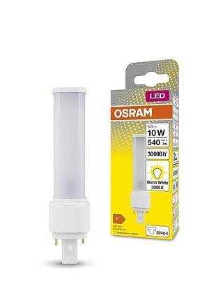 Світлодіодна лампа osram dulux d10 em, g24d-1, 5 вт, 540 лм, 3000 k, тепле біле світло