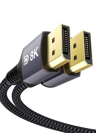 Кабель displayport 1.4 240 гц stouchi 0.6м dp1.4 поддержка 8k @60 гц для игрового мониторп