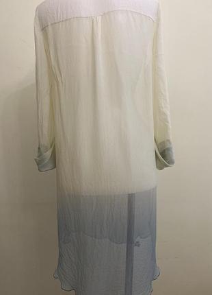 Туника blumarine,шелк,прозрачный. 3