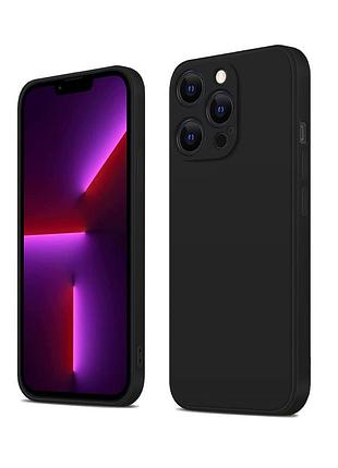 Силіконовий чoхол iphone 13 pro чорний