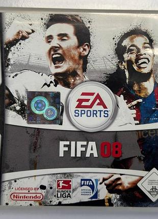 Fifa 08, б/у, немецкая версия - картридж для nintendo ds