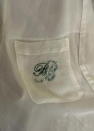 Туника blumarine,шелк,прозрачный. 6