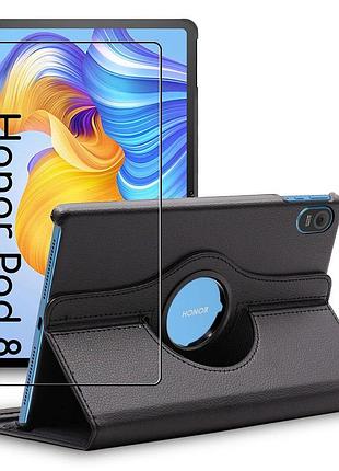 Чохол для honor pad 8, обертовий захисний чохол, чохол з підставкою, що обертається