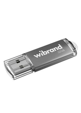 Usb флеш-накопичувач wibrand 32gb cougar срібло