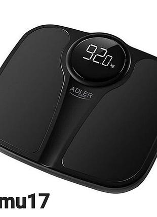 Весы для пола adler ad 8172b 180кг black