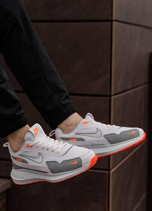 Nike simple white orange 6