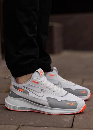 Nike simple white orange 5
