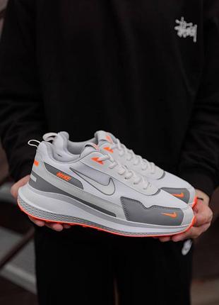 Nike simple white orange 9