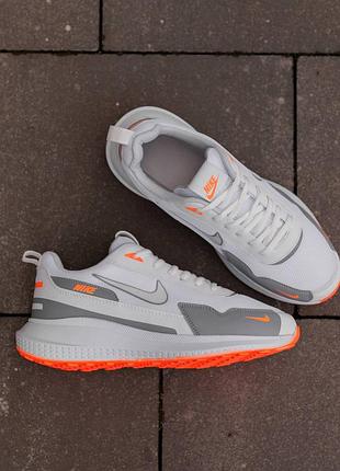 Nike simple white orange 3