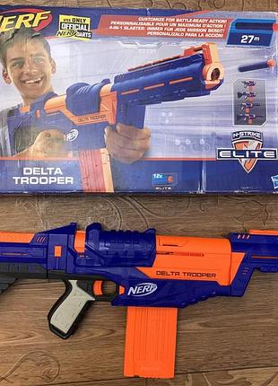 Бластер hasbro nerf elite delta trooper.