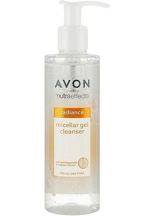 Міцелярний гель для вмивання "сяйво" - avon nutra effects radiance micellar gel cleanser 195ml (1139149-118146)