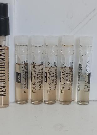 Пробник avon far awey і revolutionary ( ціна за 5 одиниць)