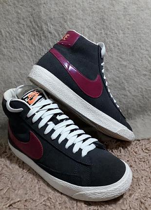 Замшевые кроссовки nike, 37 размер