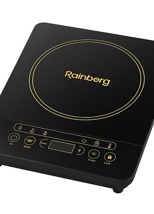 Мощная настольная электроплита rainberg rb-2281 3500вт, переносная индукционная электрическая плитка un-62