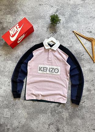Чоловічий лонгслів kenzo paris center logo