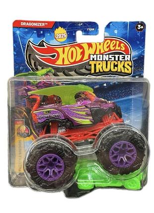 Hot wheels monster jam trucks hw dragonizer внедорожник джип 1:64 scale fyj44