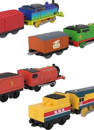 Thomas & friends джеймс james томас из набора motorized engine set fisher-price 3