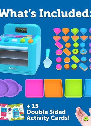 Learning resources sorting sweets mini oven ігровий набір для сортування та рахунку плита 7