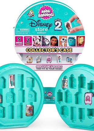 Zuru mini brands disney store 2 series 2 кейс і міні бренди 5 surprise mini brands collector's case