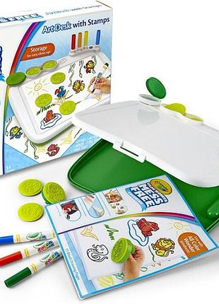 Crayola набор для творчества штампы color wonder mess free art desk with stamps