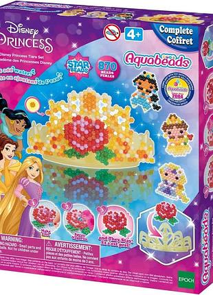 Aquabeads disney princess аквамозаика принцессы дисней набор бусин 870 бусинок с тиарой tiara set