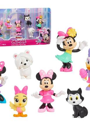 Minnie mouse набір фігурок мінні маус 7-piece figure set just play disney junior