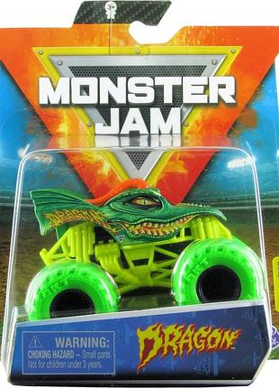 Monster jam truck dragon дракон 1:64 внедорожник джип spin master