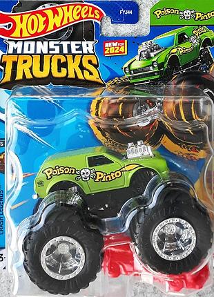 Hot wheels monster jam trucks poison pinto внедорожник джип 1:64 scale fyj44