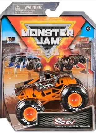 Monster jam trucks 1:64 bad company машинка внедорожник джип spin master series 41