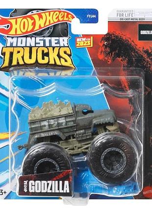 Hot wheels monster trucks godzilla jam внедорожник джип 1 64 scale fyj44 monster trucks