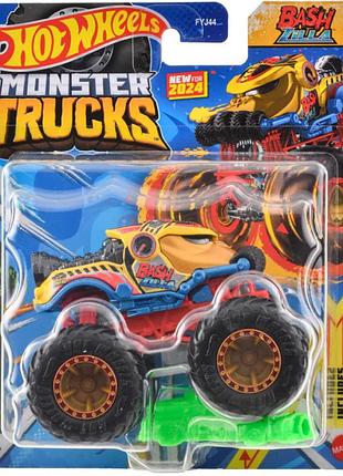 Hot wheels monster jam trucks bash zilla внедорожник джип 1:64 scale fyj44