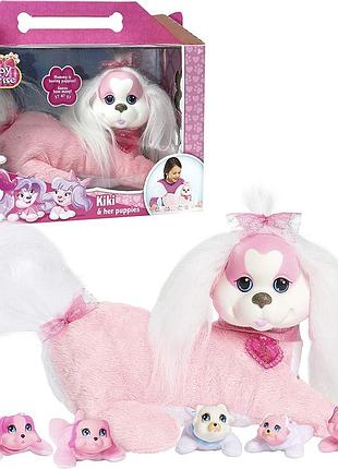 Puppy surprise kiki кики беременная собачка и щенки сюрприз мягкая игрушка plush doll