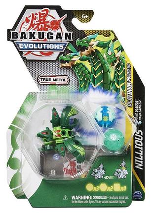 Bakugan evolutions platinum power up nillious набір бакуган spin master
