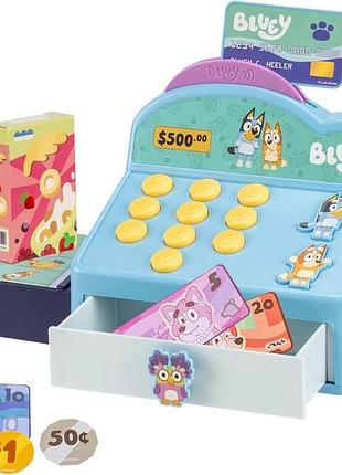 Bluey cash register playset кассовый аппарат блуи касса moose toys