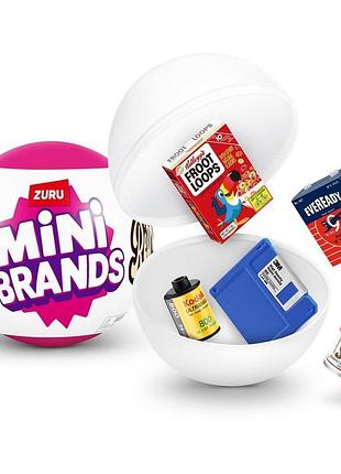 5 surprise mini brands retro ретро міні бренди zuru 1 капсула zuru