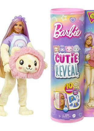 Barbie cutie reveal cozy cute tees lion львенок лев барби hope tee hkr06 mattel