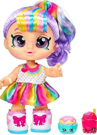 Kindi kids лялька пупс час друзів перекусити веселка кейт 50023 rainbow kate snack time friends pre-school