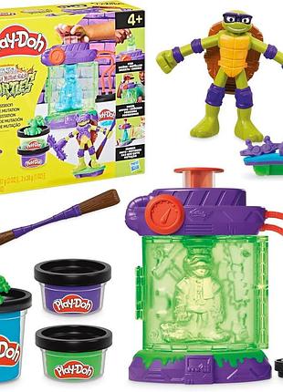 Play-doh teenage mutant ninja turtles mutation station набор для лепки черепашки-ниндзя мутационная станция плей до