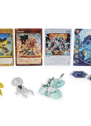 Bakugan evolutions platinum power up sharktar набор бакуган spin master 3