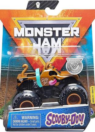 Monster jam truck scooby doo скуби-ду 1:64 внедорожник джип spin master