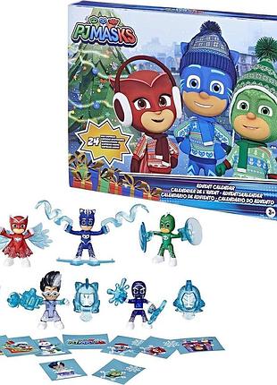 Pj masks адвент календар герої в масках advent calendar kids новорічний подарунковий набір f5353 hasbro