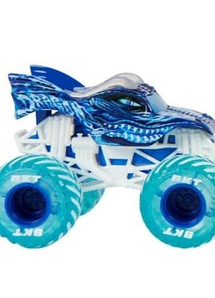 Monster jam truck крижаний дракон dragon з набору вогонь і лід fire & ice 1:64 scale vehicles spin master