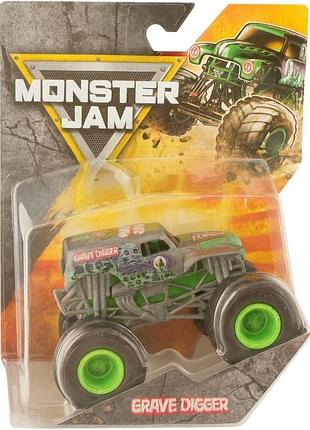 Monster jam grave digger 2026 машинка внедорожник джип 1:64 monster trucks spin master