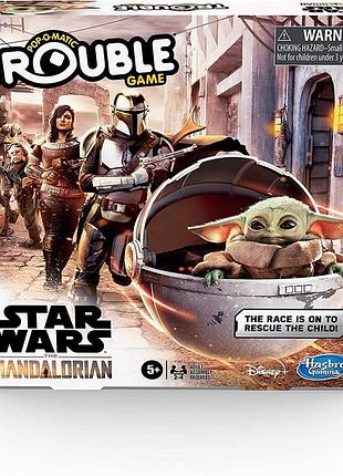 Hasbro настольная игра звездные воины f1257 gaming trouble star wars the mandalorian edition board g