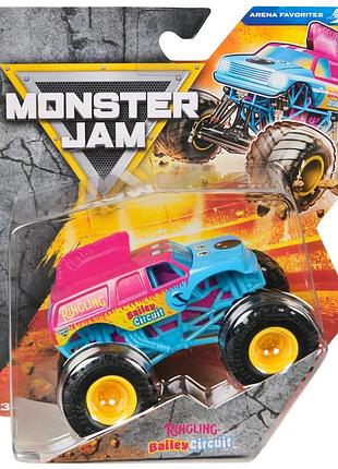 Monster jam ringling bailey circuit машинка внедорожник джип 1:64 monster trucks spin master arena favorites