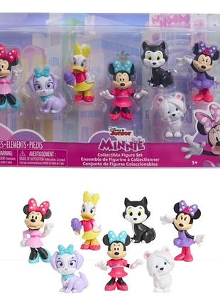 Minnie mouse набір фігурок мінні маус 7-piece figure set just play disney junior