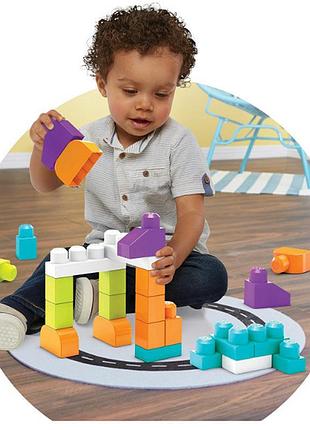 Mega bloks конструктор первые строители imagination block buildable playset 60 piece 5